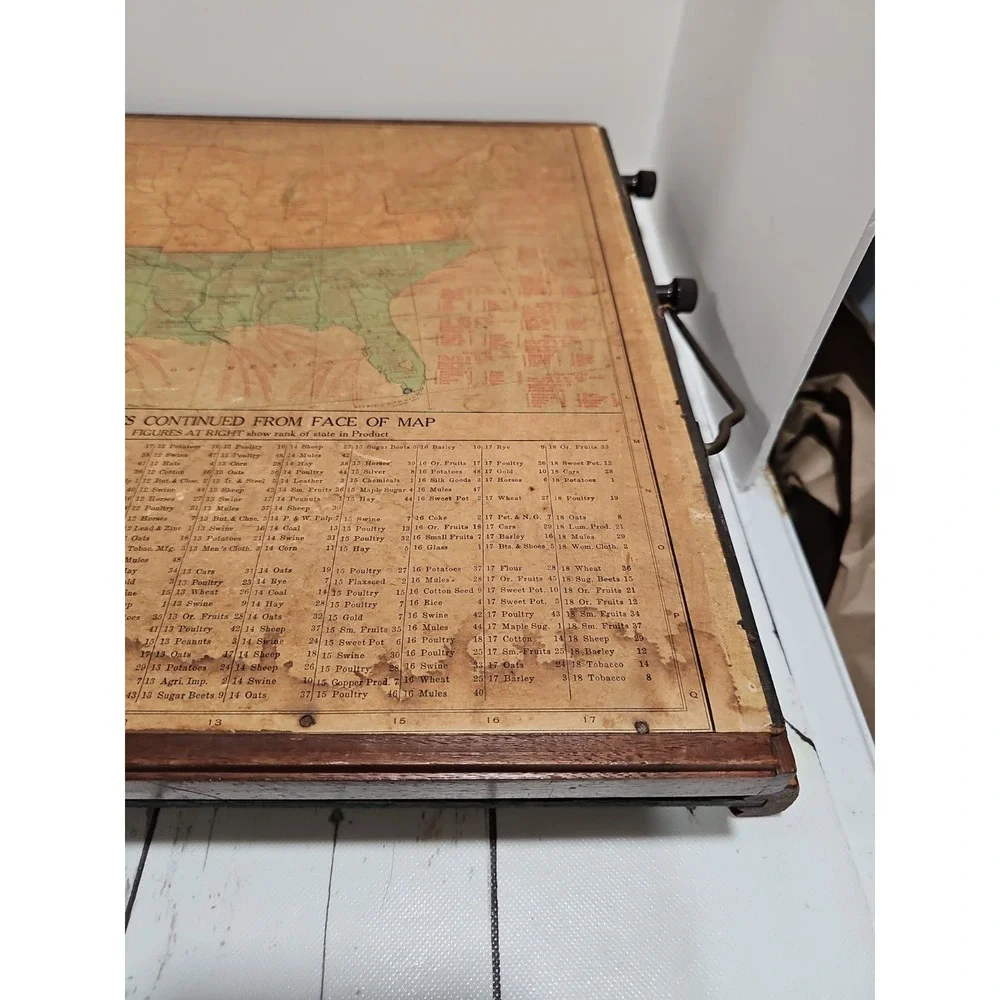 Antique 1923 Chautauqua Industrial Art School Desk Lewis E. Myers & Co Education - Picture 15 of 16